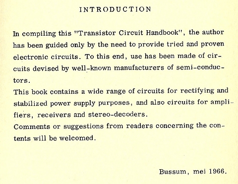 Introdução: Transistor Circuits -- Handbook